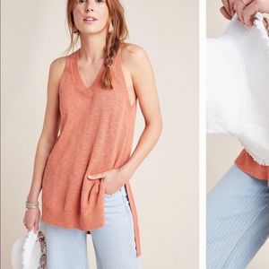 XS ANTHROPOLOGIE tunic sleeveless sweater